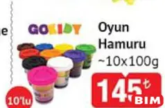 GOKİDY OYUNCAK OYUN HAMURU 10X100 G fiyat ve kampanya bilgisi